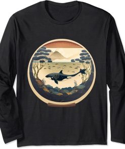 Orca Whale in Fish Bowl Orca in Aquarium Free The Orcas Long Sleeve T-Shirt